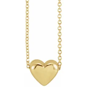 Puffy Heart Necklace
